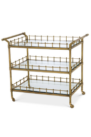 Vintage Brass Trolley Scarlett | Eichholtz Miami
