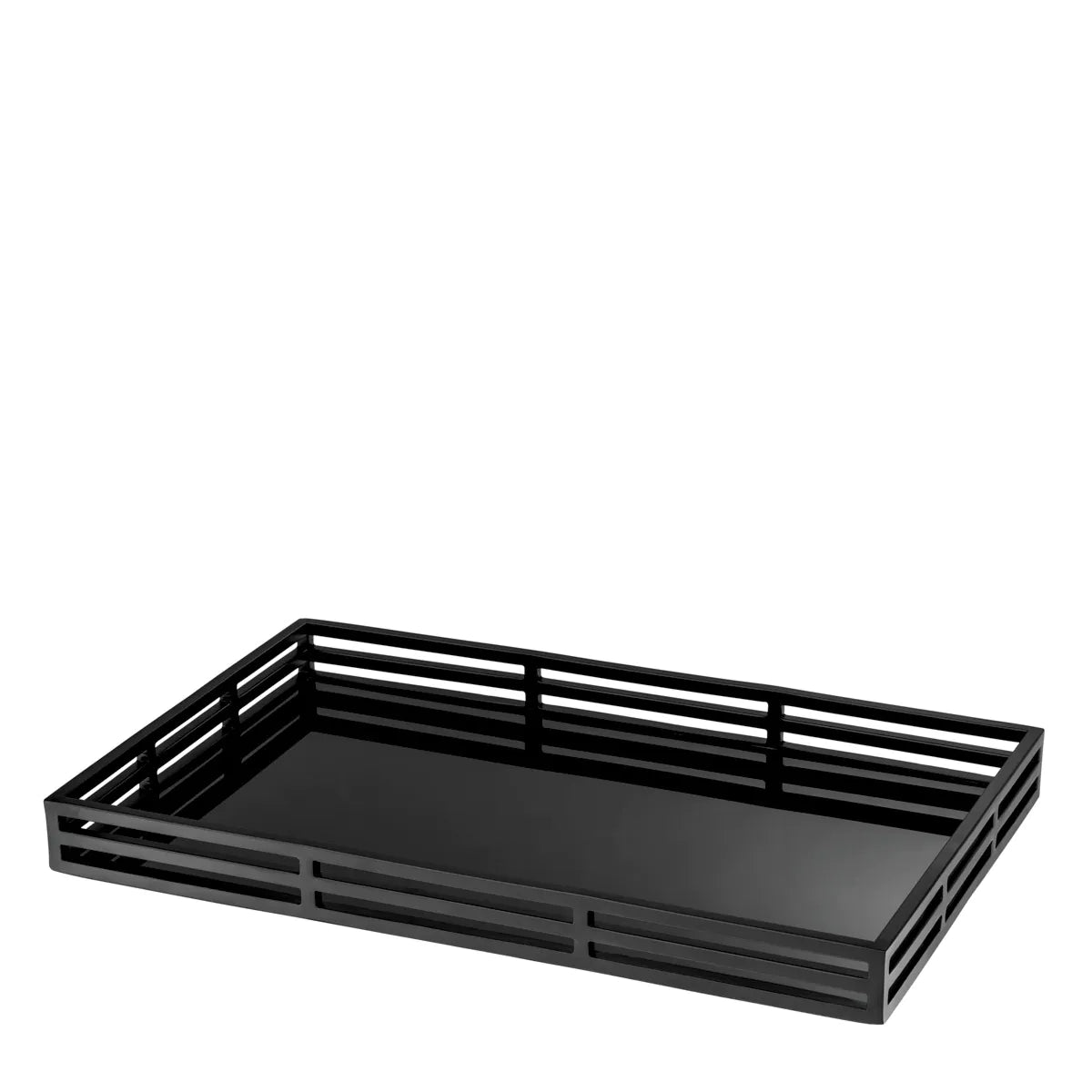 Black Glass Display Tray Giacomo | Eichholtz Miami