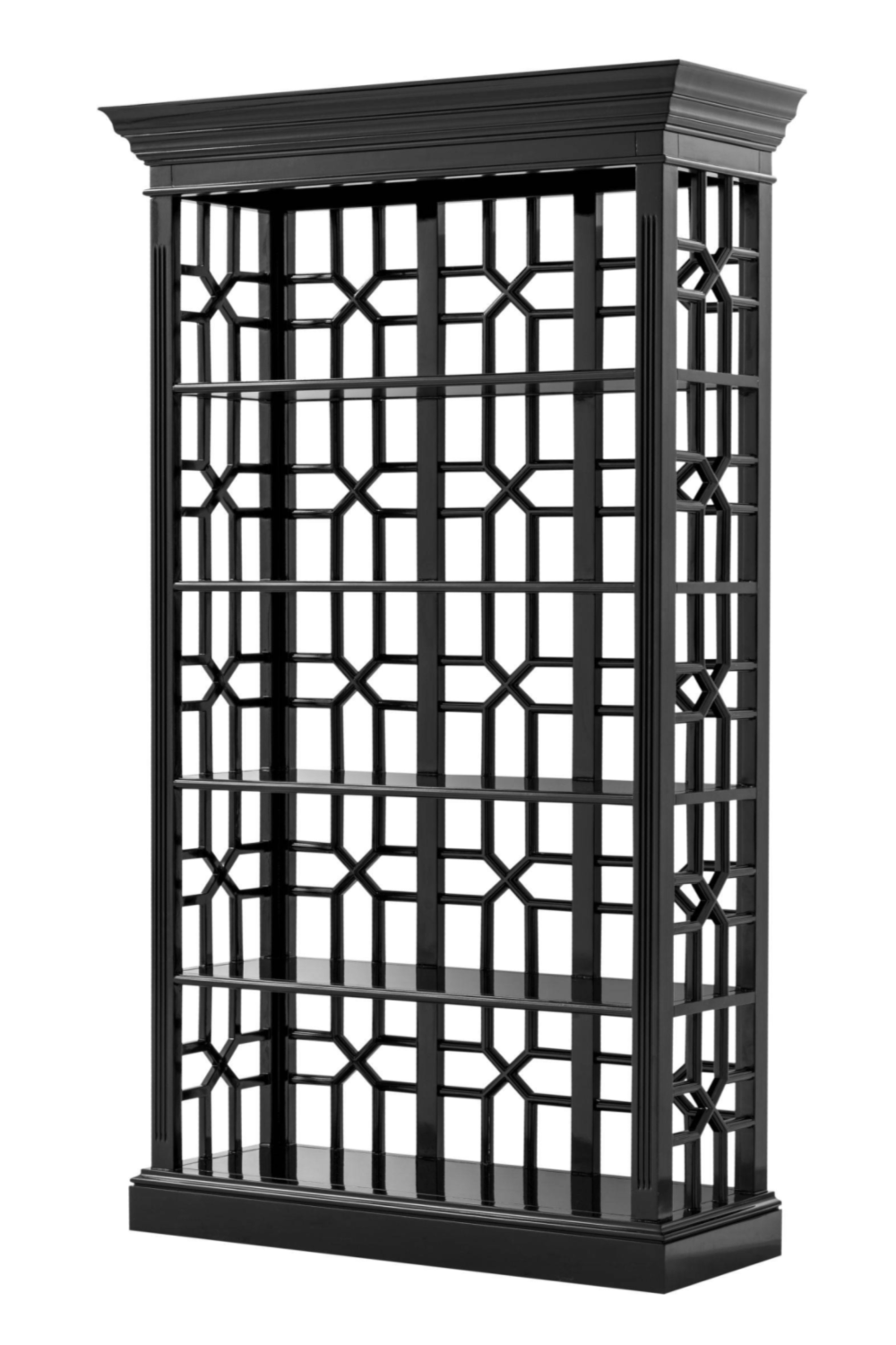 Black Glass Display Cabinet Colliers | Eichholtz Miami