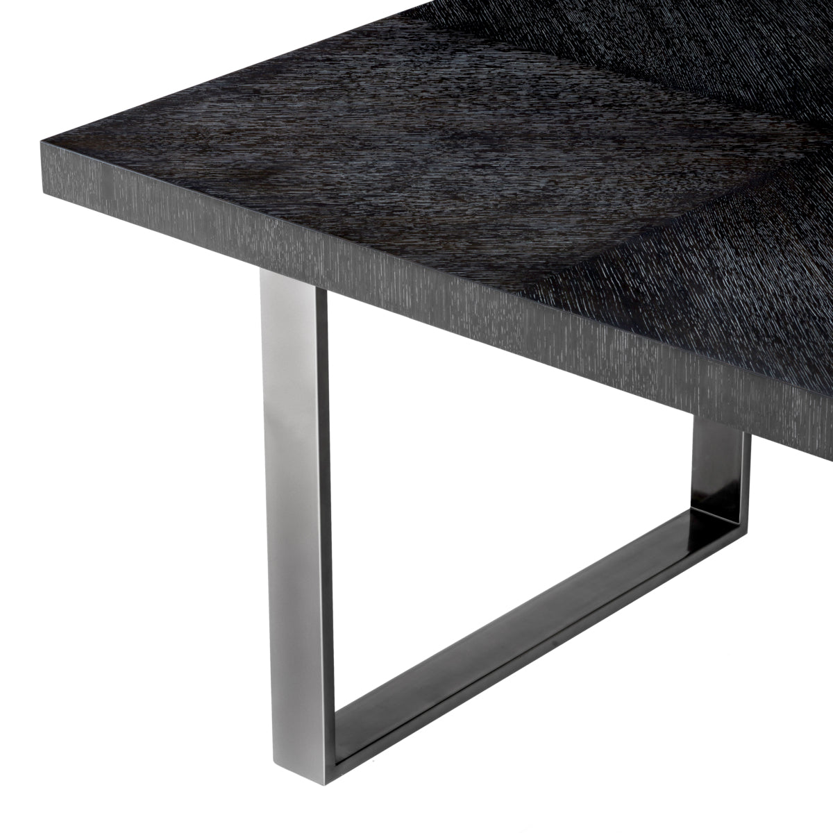 Charcoal Oak Dining Table Borghese | Eichholtz Miami