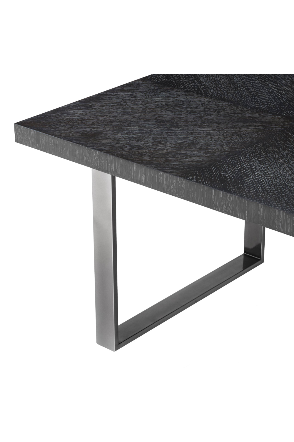 Charcoal Oak Dining Table Borghese | Eichholtz Miami