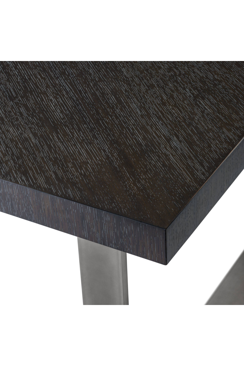 Charcoal Oak Dining Table Borghese | Eichholtz Miami