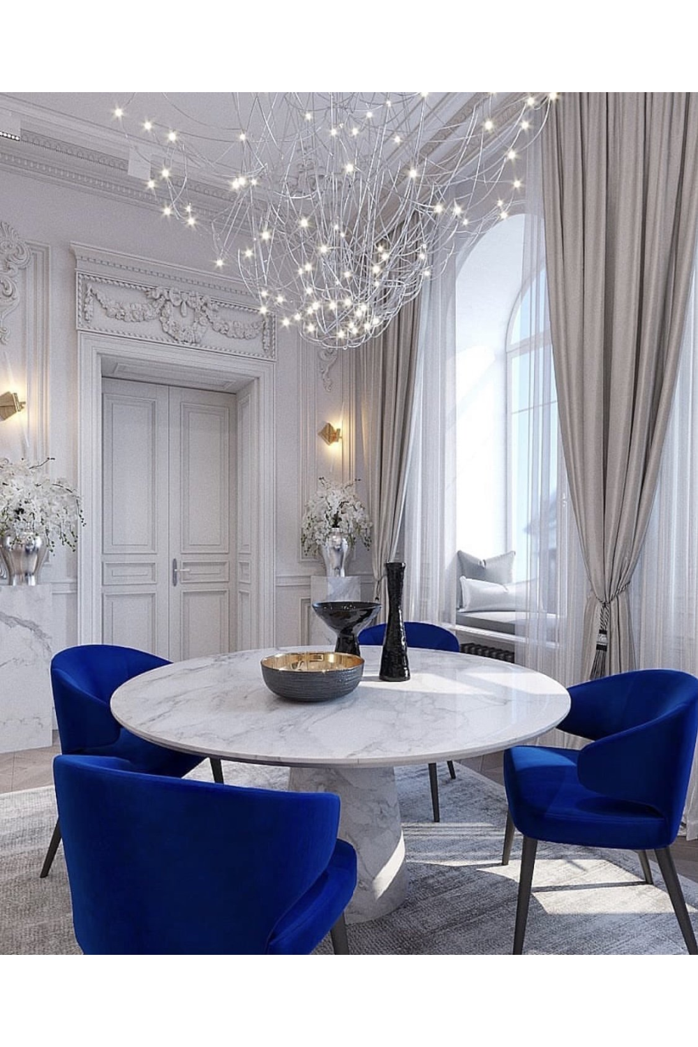 White Marble Dining Table | Eichholtz Turner | Eichholtzmiami.com