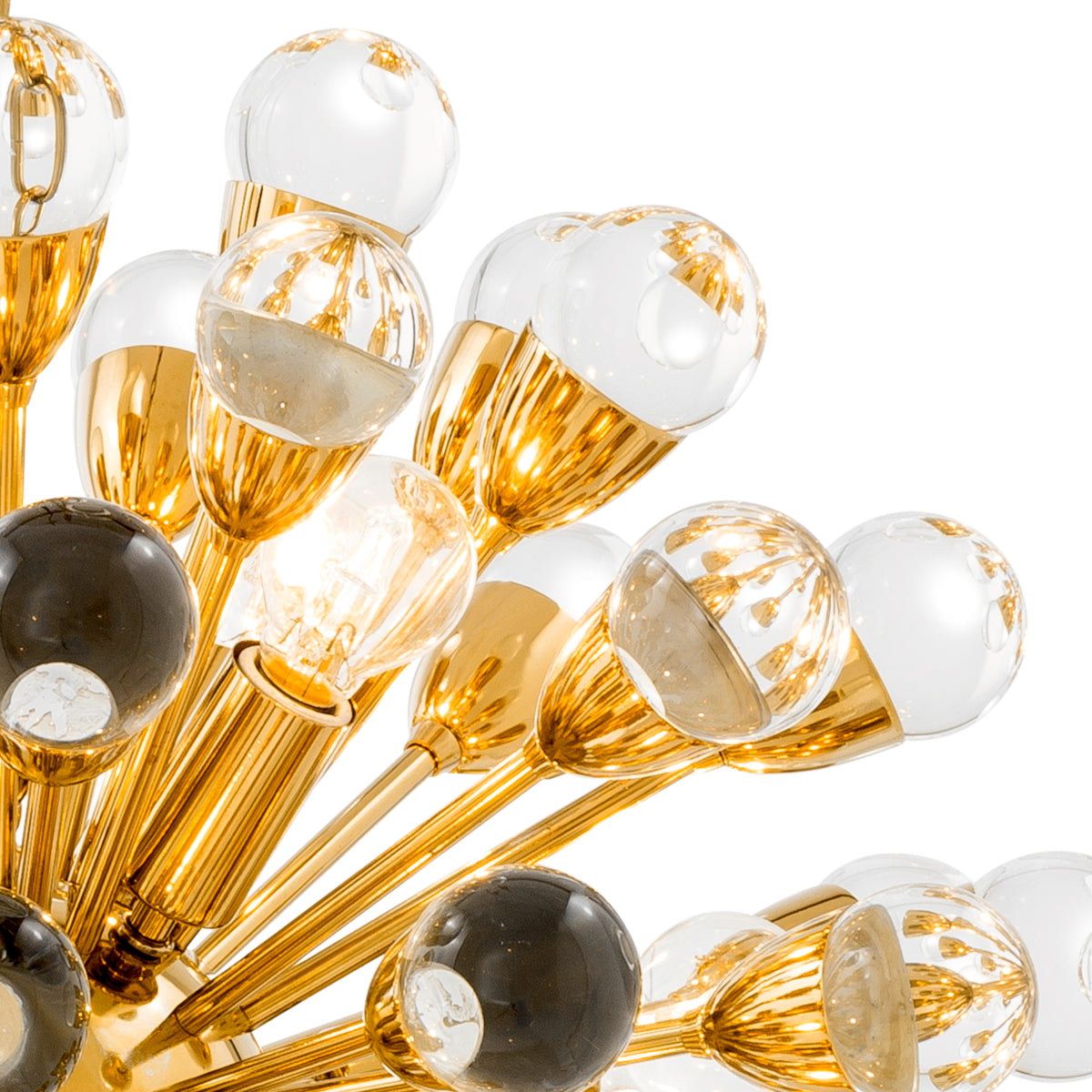 Brass Calypso Sputnik Chandelier Anto | Eichholtz Miami