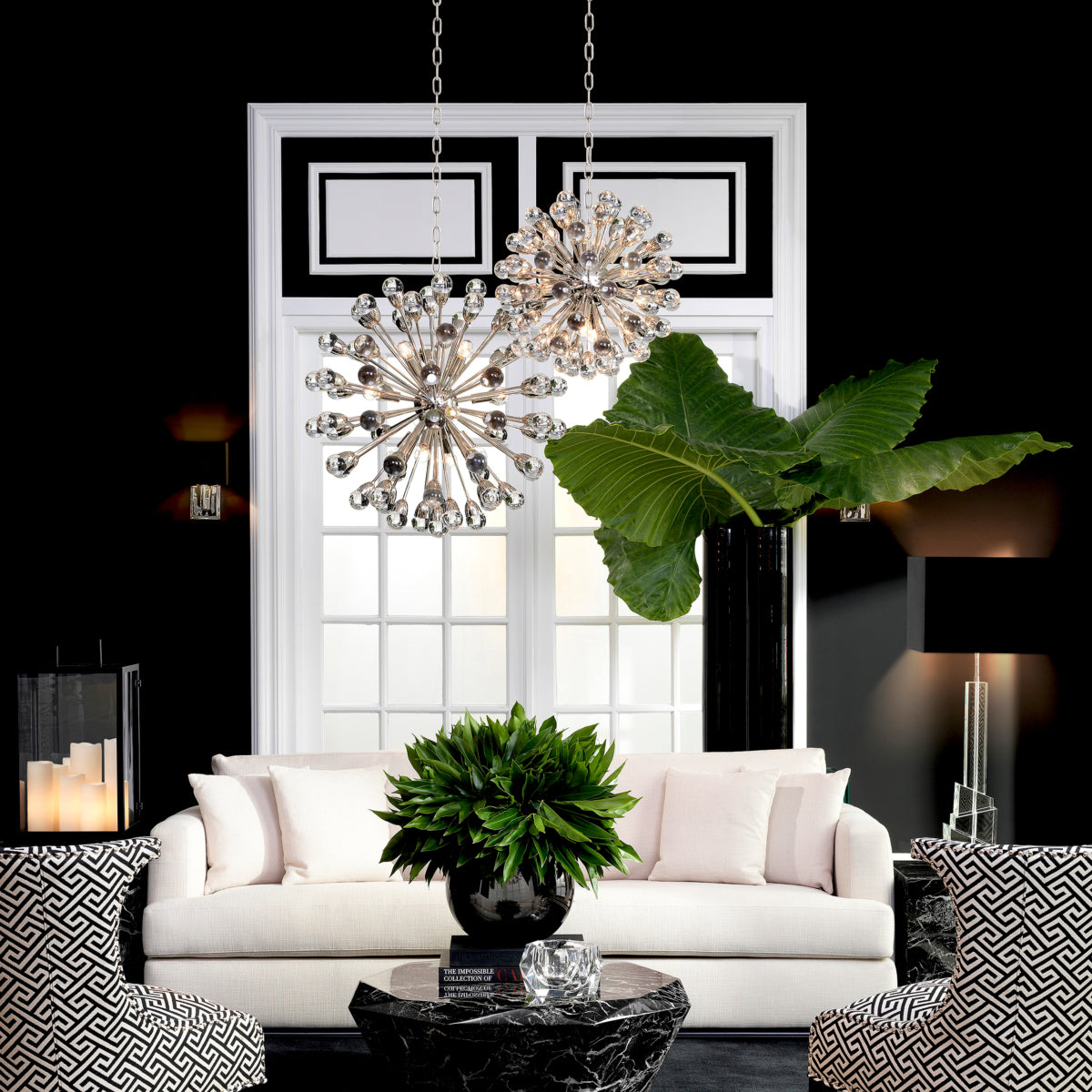 Clear Glass Sputnik Chandelier Anto | Eichholtz Miami
