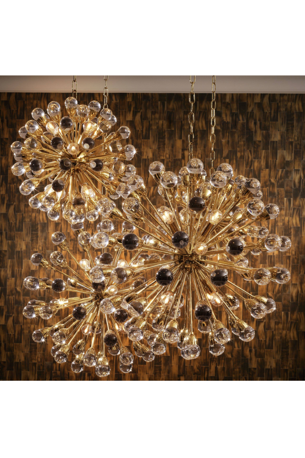 Brass Calypso Sputnik Chandelier Anto | Eichholtz Miami