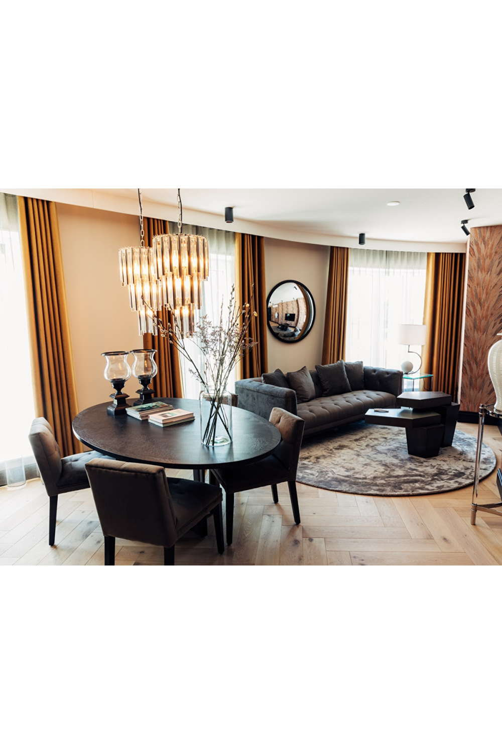 Glass Jar Hurricane Datcha | Eichholtz Miami