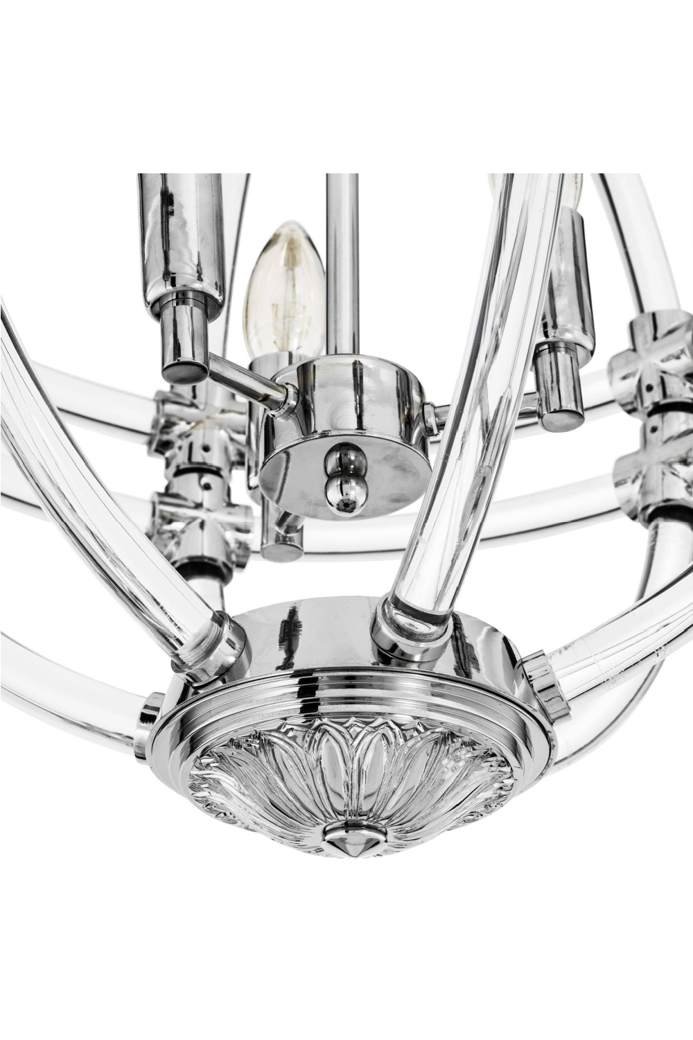 Clear Rods Chandelier Impero | Eichholtz Miami