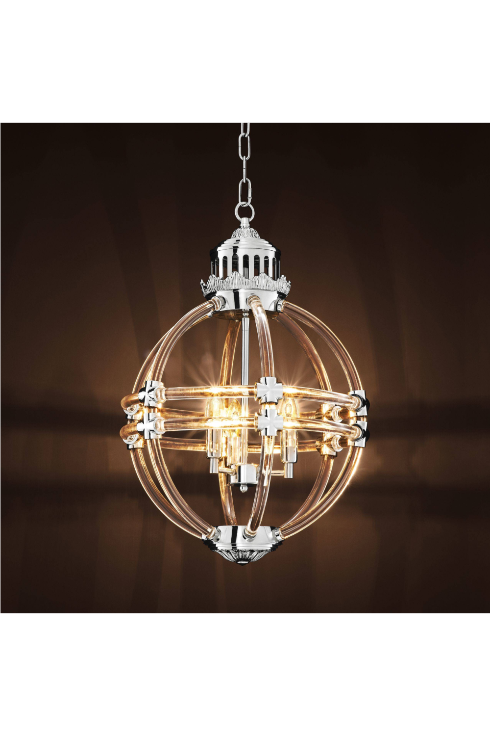 Clear Rods Chandelier Impero | Eichholtz Miami