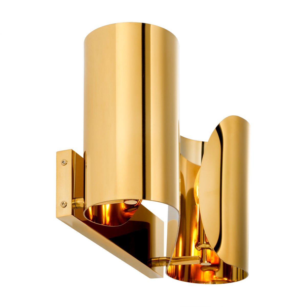 Gold Sculptural Wall Lamp Crawley | Eichholtz Miami