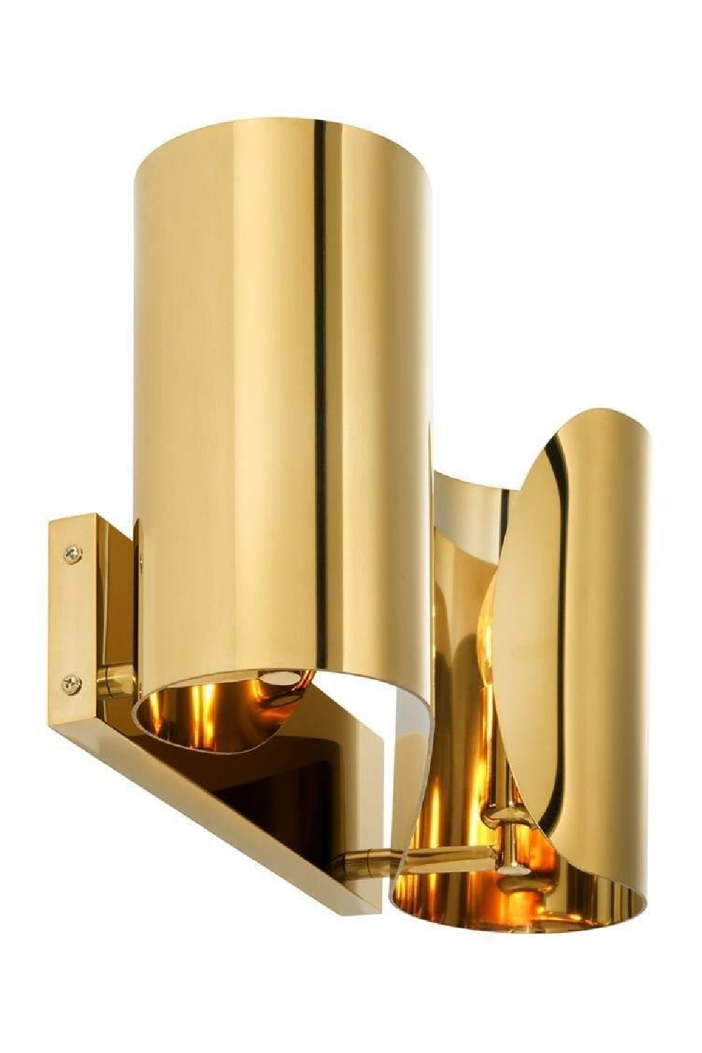 Gold Sculptural Wall Lamp Crawley | Eichholtz Miami