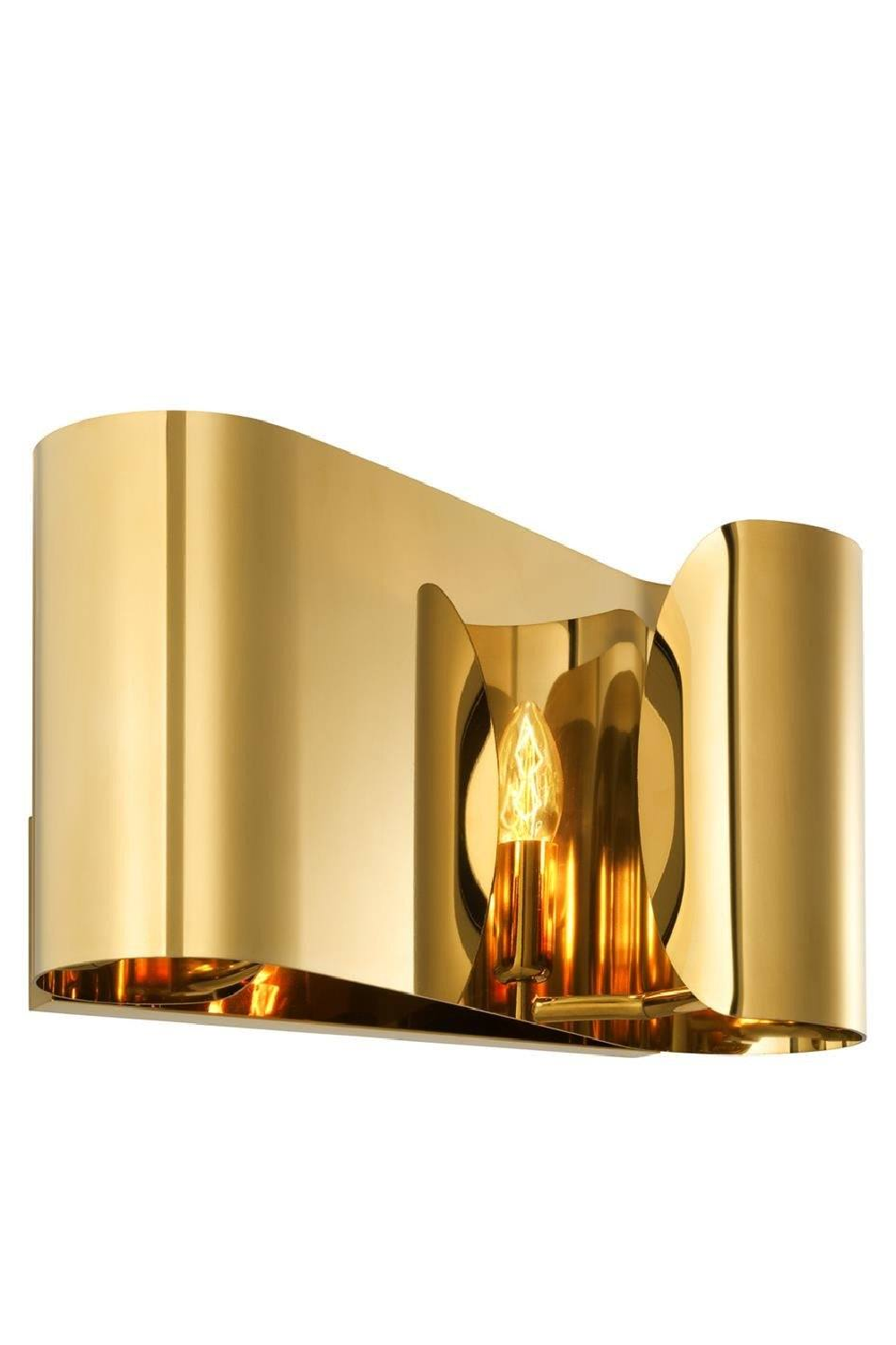 Gold Sculptural Wall Lamp Crawley | Eichholtz Miami