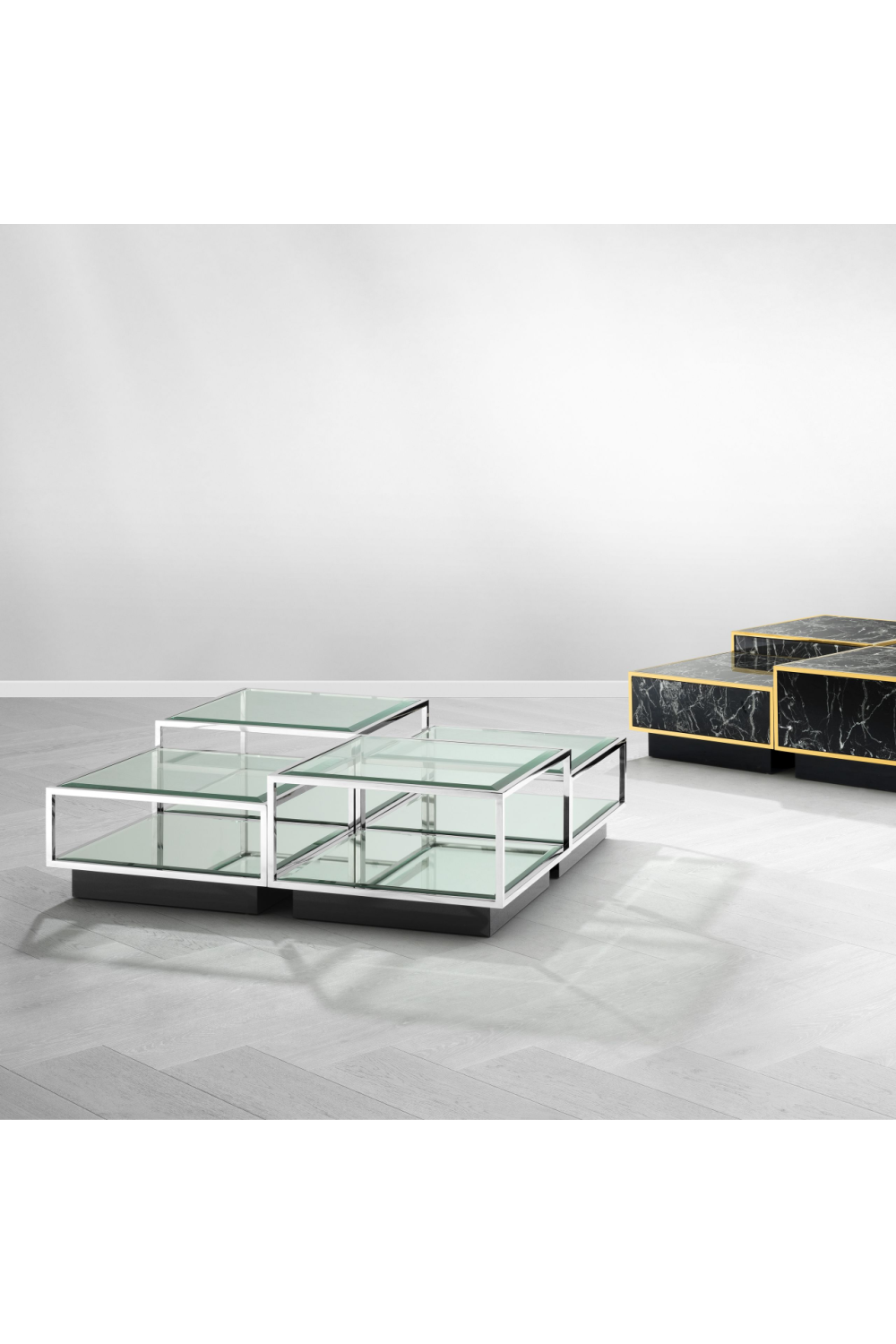 Multi Level Coffee Table Set (4) | Eichholtz Tortona | Eichholtzmiami.com