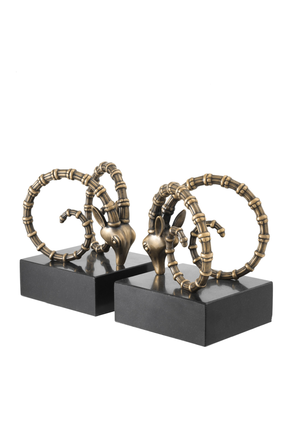 Brass Ibex Bookends | Eichholtz | Eichholtz Miami