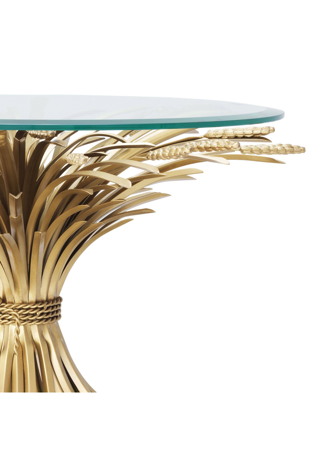 Sheaf Wheat Side Table Bonheur M | Eichholtz Miami