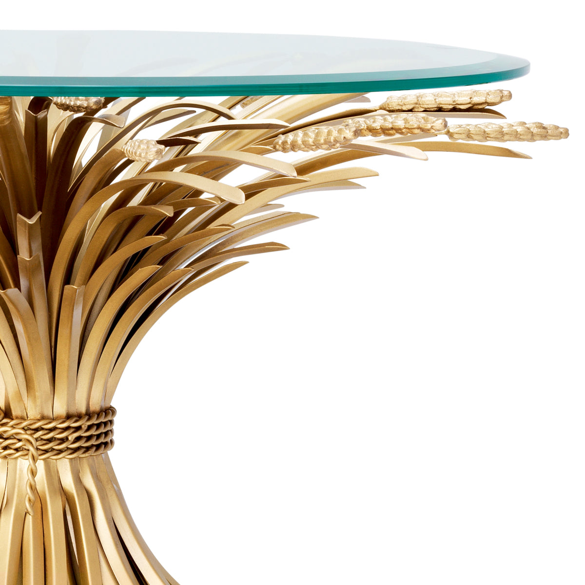 Sheaf Wheat Side Table Bonheur | Eichholtz Miami