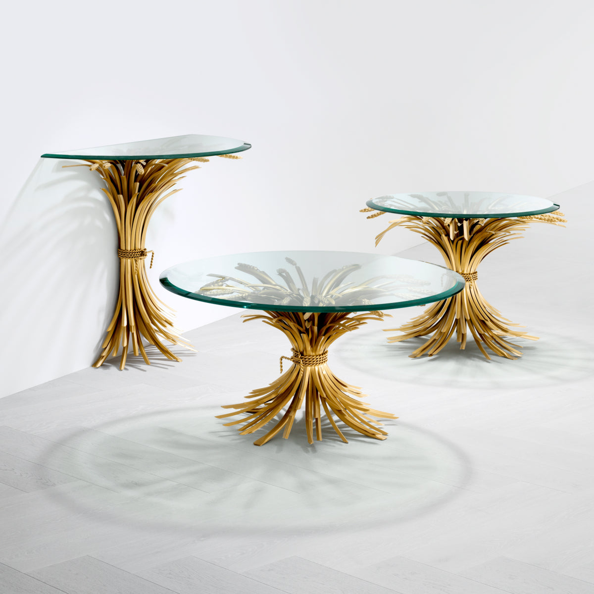 Sheaf Wheat Coffee Table Bonheur | Eichholtz Miami