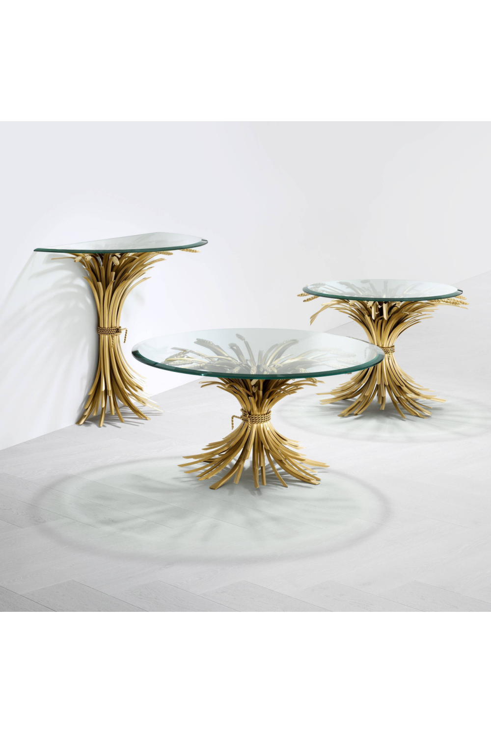 Sheaf Wheat Coffee Table Bonheur | Eichholtz Miami
