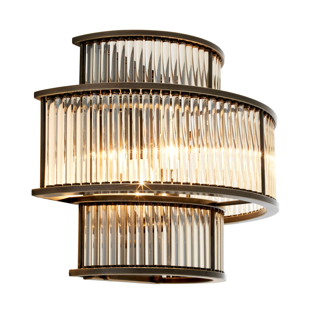 Layered Glass Wall Sconce Mancini | Eichholtz Miami