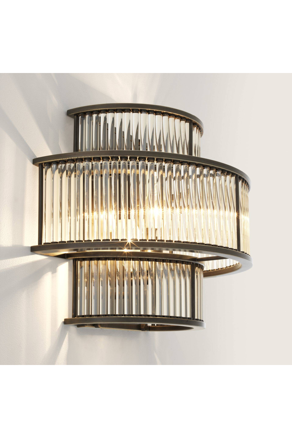 Layered Glass Wall Sconce Mancini | Eichholtz Miami