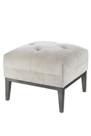 Pebble Grey Upholstered Stool Cesare | Eichholtz Miami
