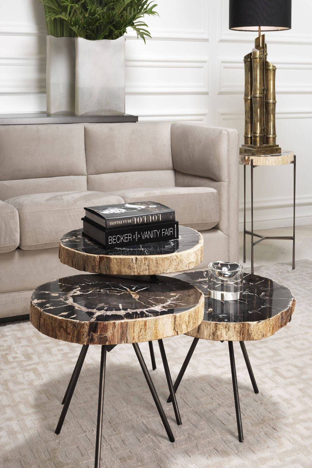 Petrified Coffee Table (3) De Soto | Eichholtz Miami
