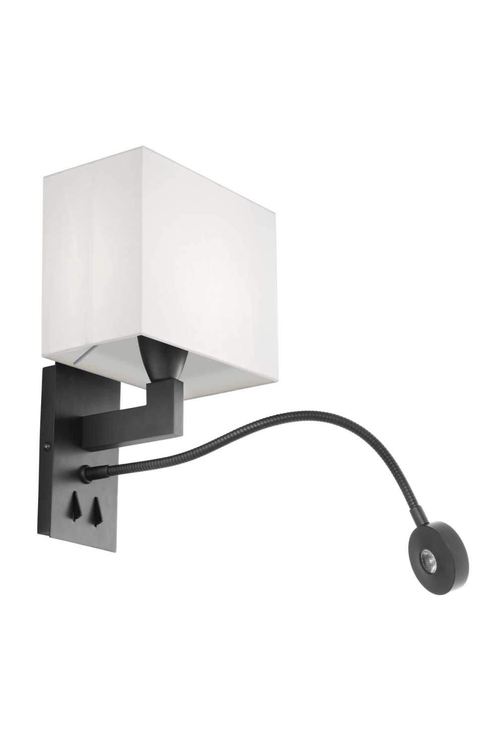 White Pleated Wall Lamp Reading | Eichholtz Miami