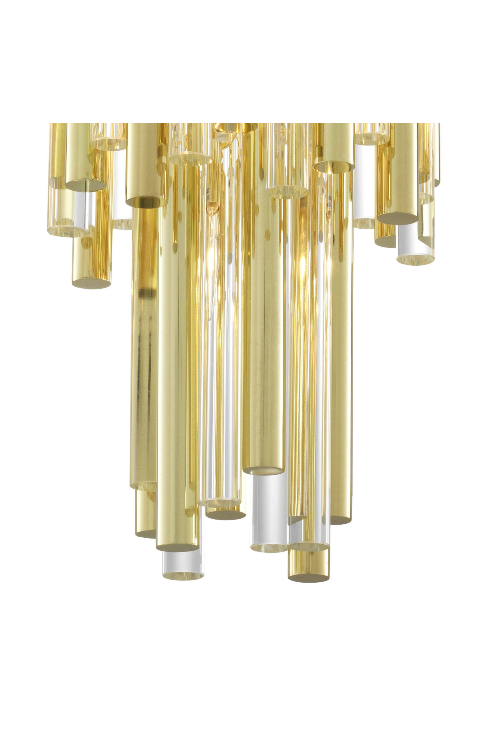 Gold Tiered Glass Chandelier Gigi S | Eichholtz Miami