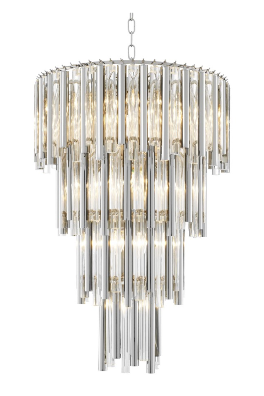 Glass Tiered Chandelier Gigi L | Eichholtz Miami