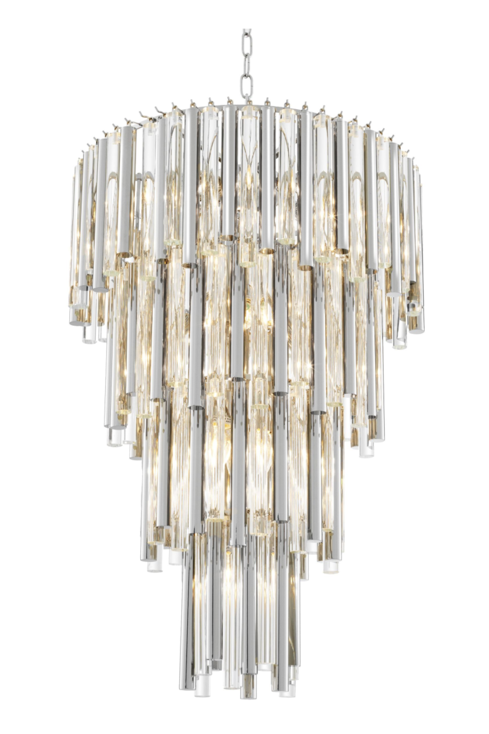 Glass Tiered Chandelier Gigi L | Eichholtz Miami