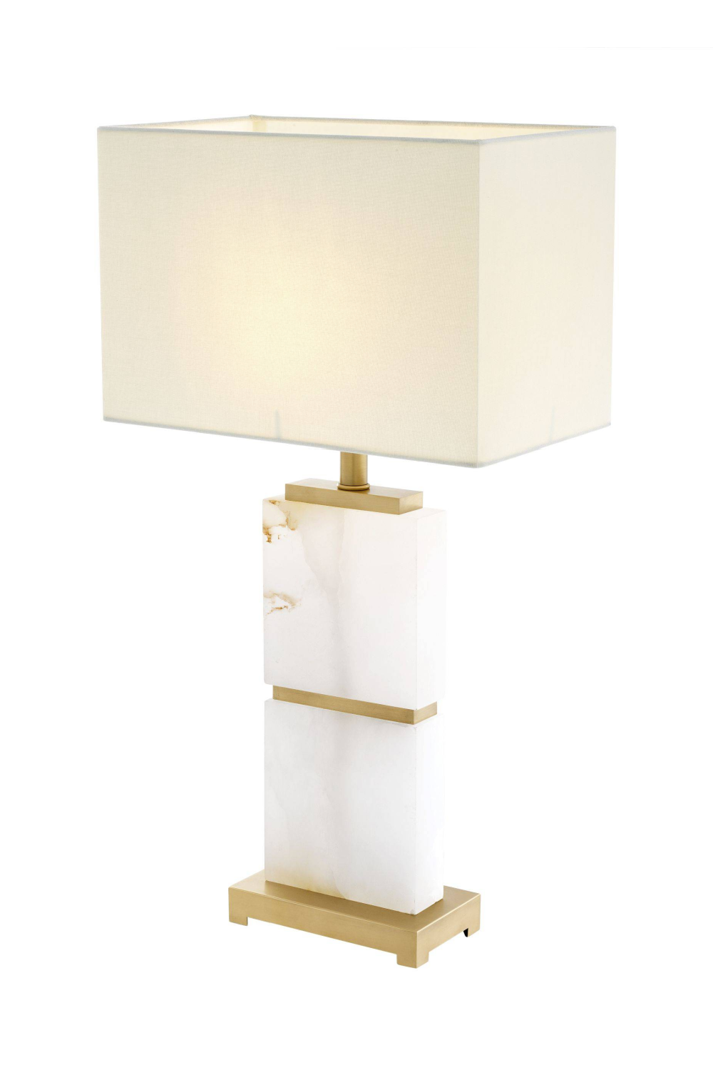 Alabaster White Table Lamp Robbins | Eichholtz Miami