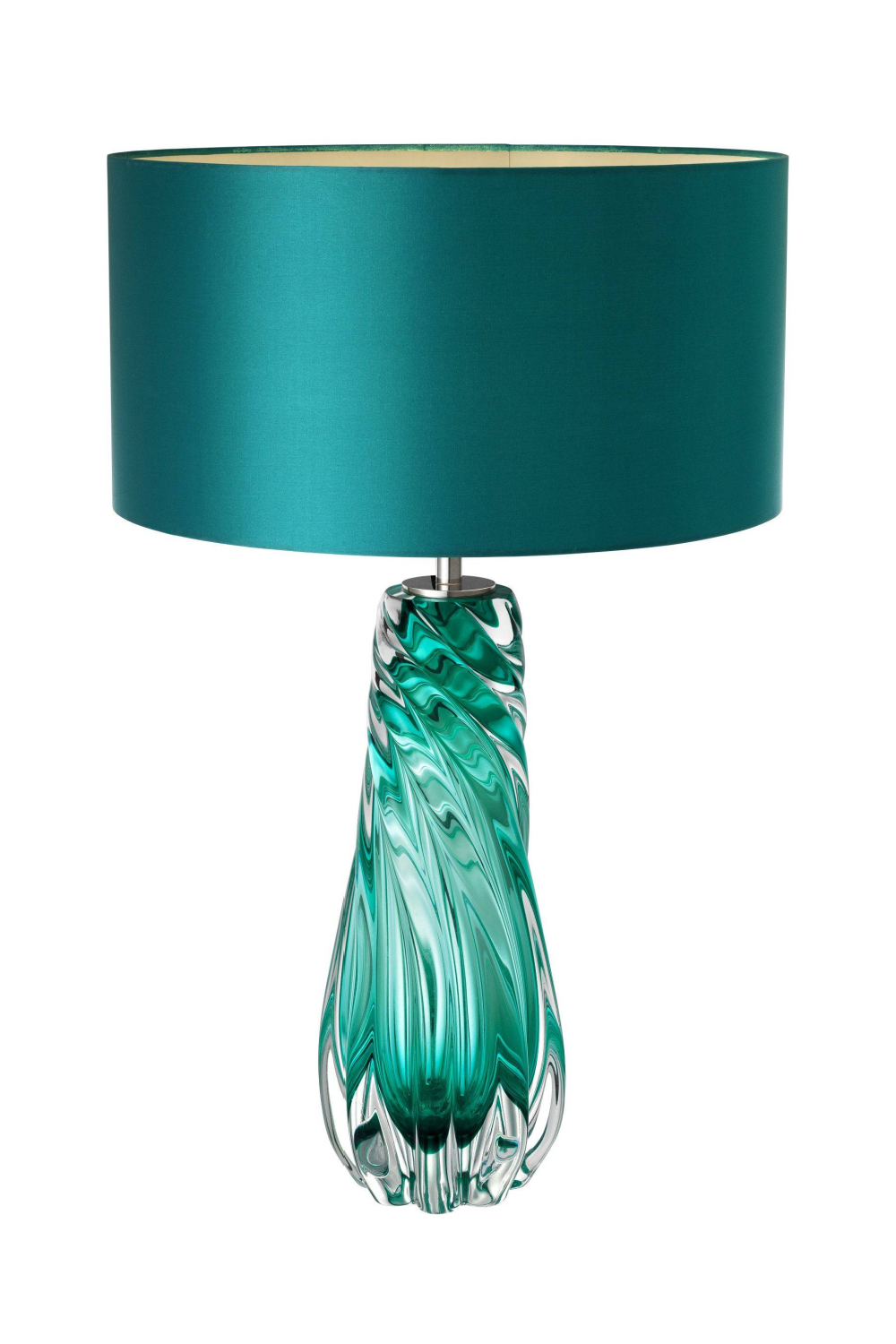 Turquoise Glass Table Lamp Barron | Eichholtz Miami
