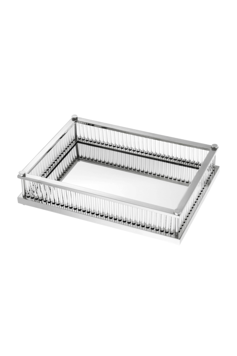 Mirror Bottom Rectangular Tray Cora | Eichholtz Miami