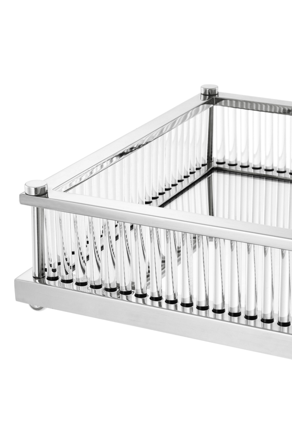 Mirror Bottom Rectangular Tray Cora | Eichholtz Miami