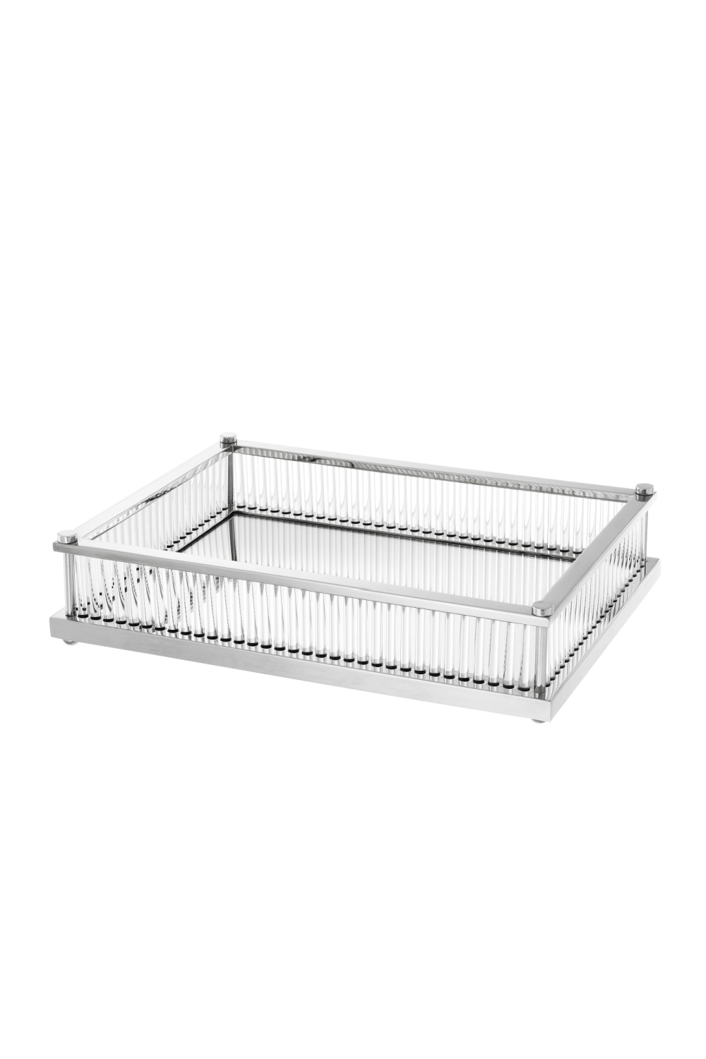 Mirror Bottom Rectangular Tray Cora | Eichholtz Miami