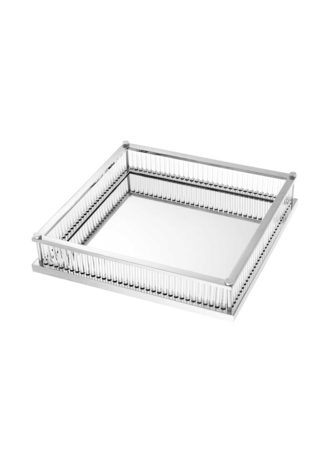 Mirror Bottom Square Tray Cora | Eichholtz Miami