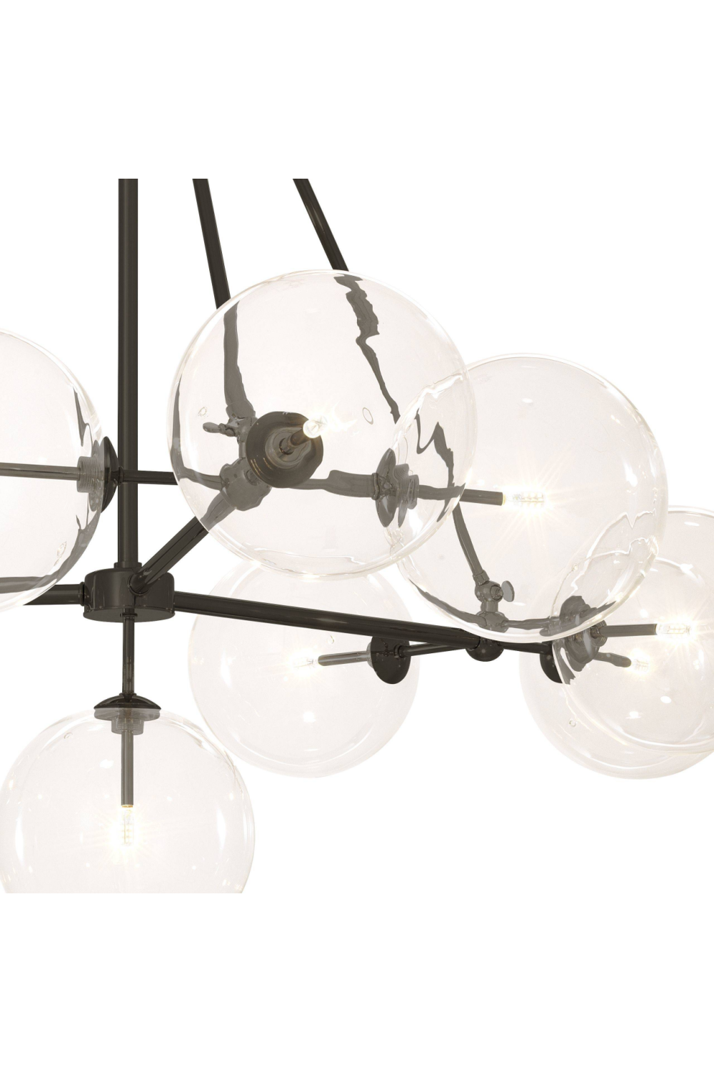 Triangular Sputnik Chandelier Bermude | Eichholtz Miami