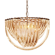 Lucite Loop Chandelier L Murano | Eichholtz Miami