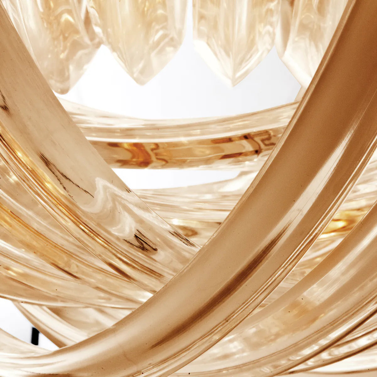 Lucite Loop Chandelier L Murano | Eichholtz Miami