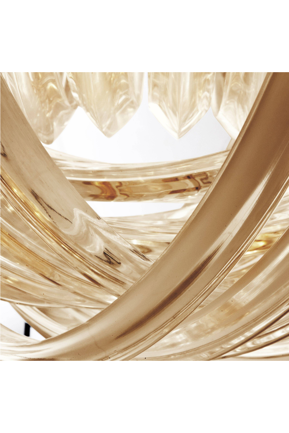 Lucite Loop Chandelier L Murano | Eichholtz Miami