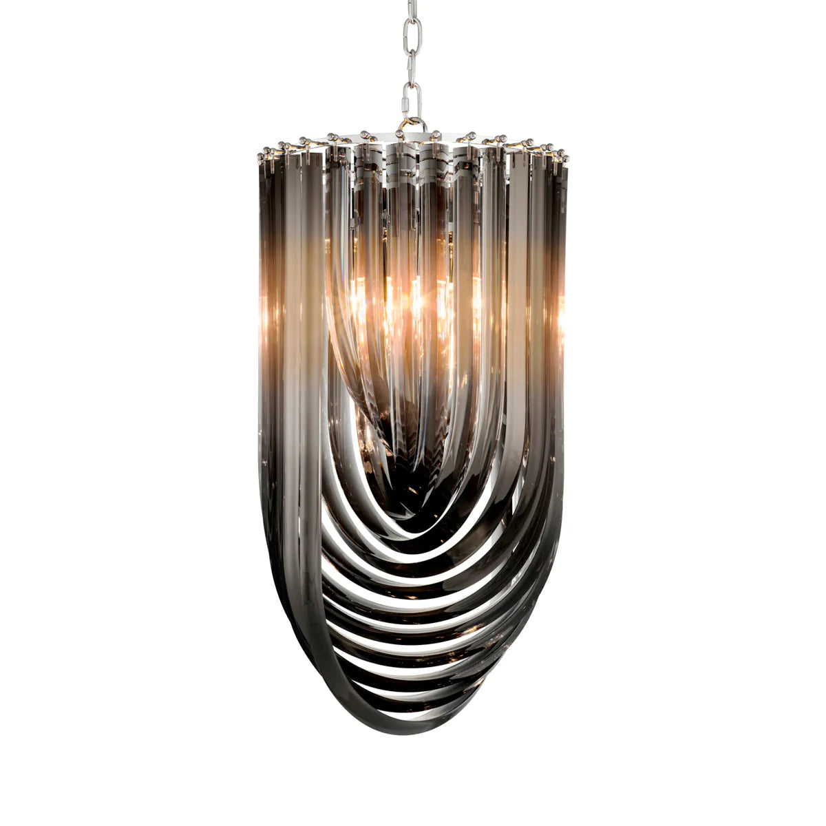 Lucite Loop Chandelier S Murano | Eichholtz Miami