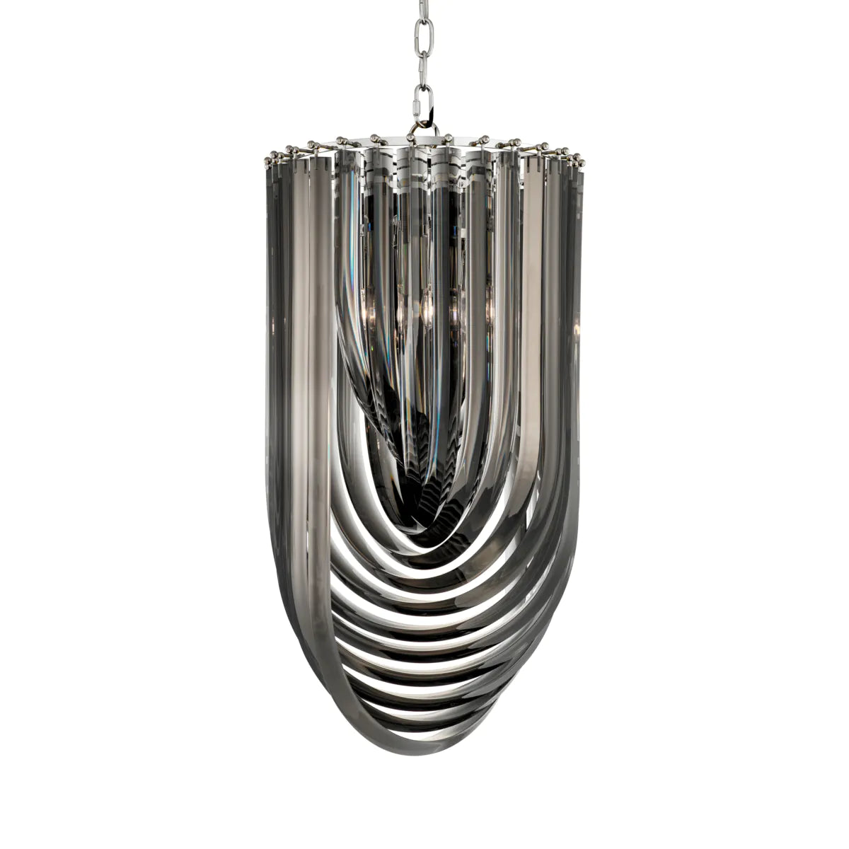 Lucite Loop Chandelier S Murano | Eichholtz Miami