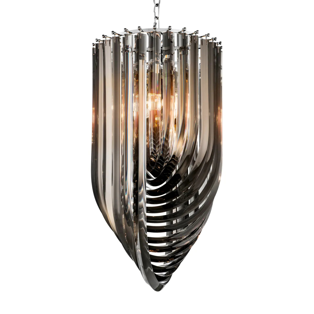 Lucite Loop Chandelier S Murano | Eichholtz Miami