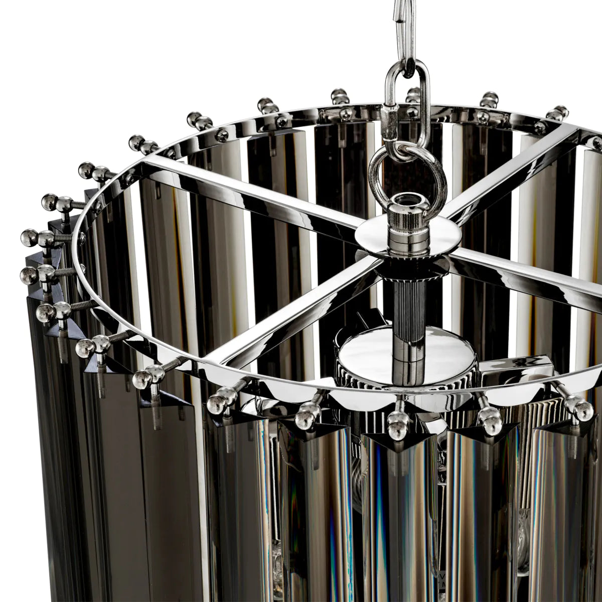 Lucite Loop Chandelier S Murano | Eichholtz Miami