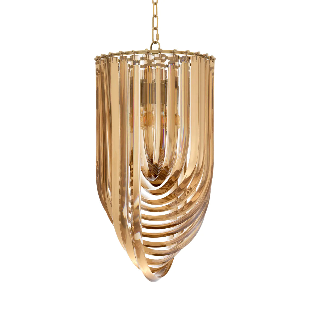 Lucite Loop Chandelier S Murano | Eichholtz Miami