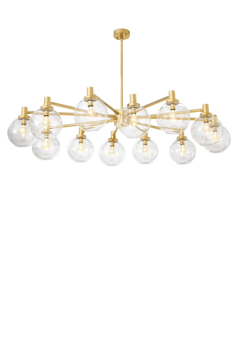 Glass Globe Chandelier Selva | Eichholtz Miami