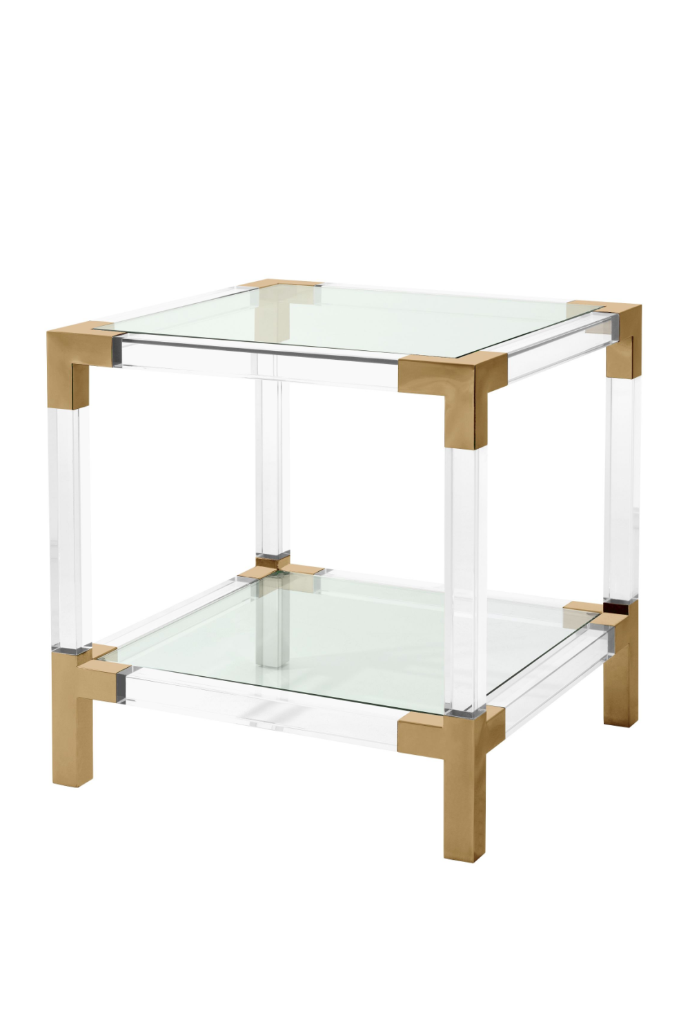Clear Glass Side Table Royalton | Eichholtz Miami