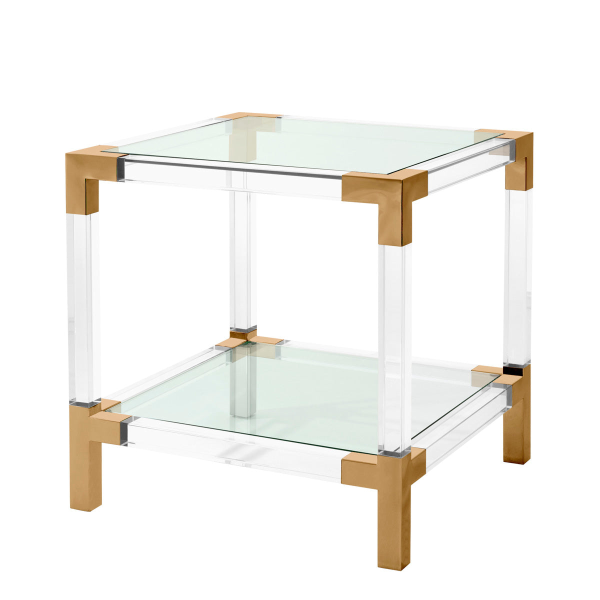 Clear Glass Side Table Royalton | Eichholtz Miami