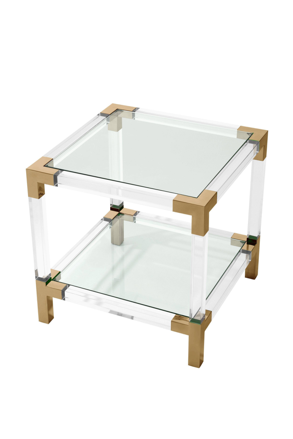 Clear Glass Side Table Royalton | Eichholtz Miami