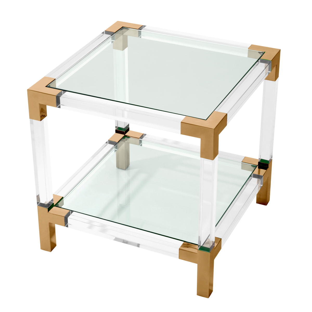 Clear Glass Side Table Royalton | Eichholtz Miami